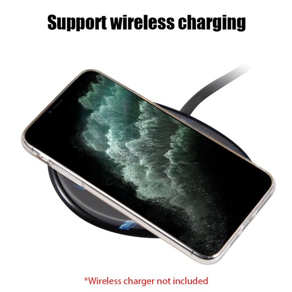 Pink Glitter Waterfall Case with Grip Ring for Galaxy S22 Plus - Picture 3 of 3